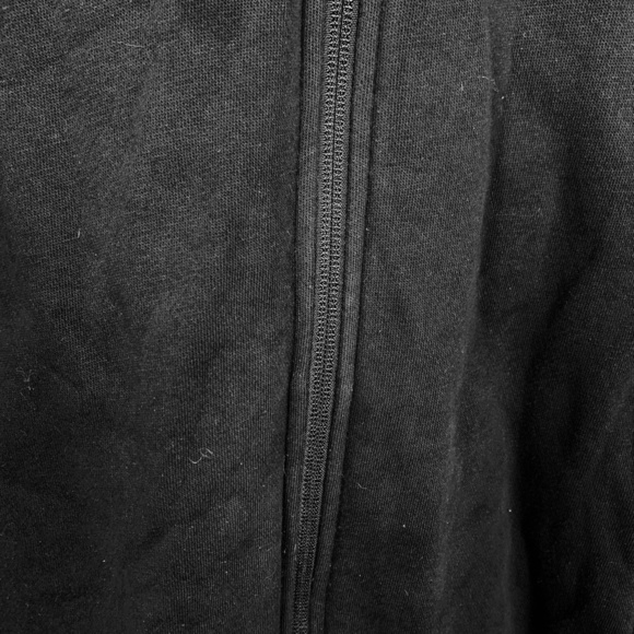 ADIDAS Full Zip Hoodie Sweatshirt Black Jacket S - Picture 5 of 16